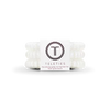 Large Hair Ties By Teleties - Coconut White