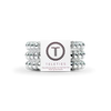Large Hair Ties By Teleties - Electric Silver